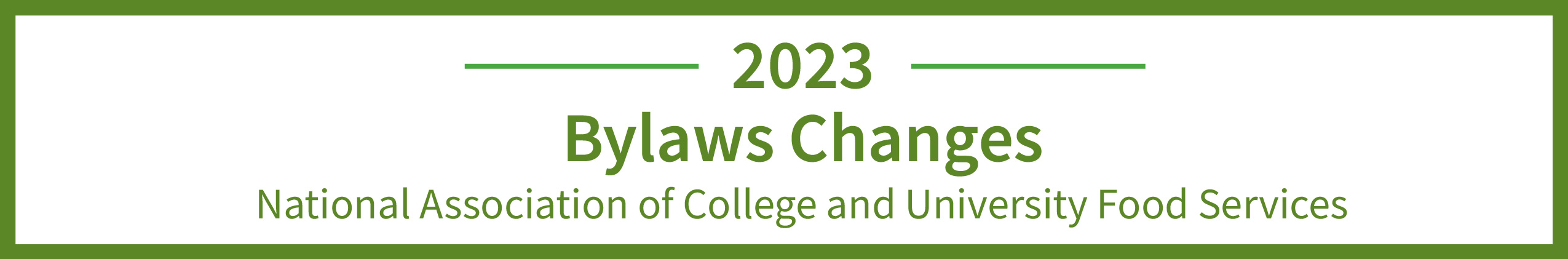 Bylaws change 2
